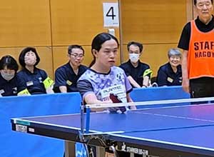 当社アスリート社員・齊藤元希選手　「東海障害者卓球大会」個人戦準優勝・団体戦優勝